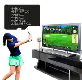 [모바일호환] 골프존 비전홈 가정용 스크린골프 스윙연습기 2024, 선택완료, 1개