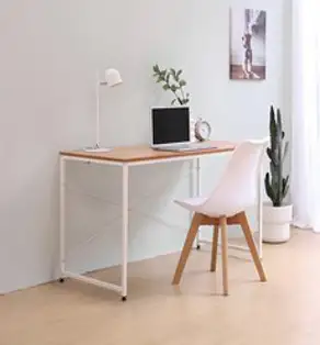 데스커 1800x700 컴퓨터 책상 DSAD118D, 상판-화이트/다리-화이트