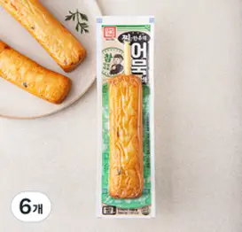 삼진어묵 어부의바 80g x 6종 세트, 480g, 1세트