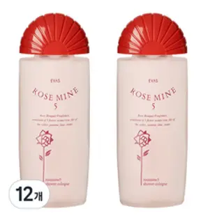 에바스 로즈마인5 샤워코롱 로즈부케향, 185ml, 2개