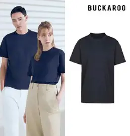 버커루 남성 20수 싱글 그래픽 R넥 TS B223TS390P