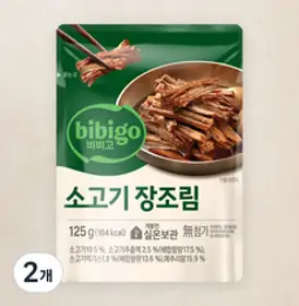 비비고 소고기 장조림 125g 125g 10개