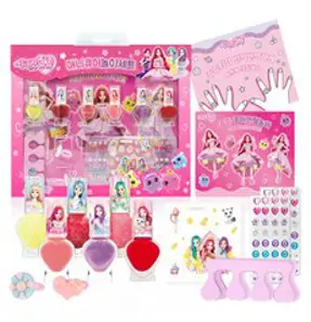 리틀블링 시크릿쥬쥬 별의여신 매니큐어놀이세트 파스텔반지 랜덤발송, 1세트, 매니큐어 6종 + 9종