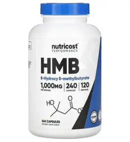 뉴트리코스트 HMB 1000mg 캡슐, 240정, 3개
