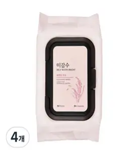 더페이스샵 미감수 브라이트 클렌징 티슈, 50개입, 4개