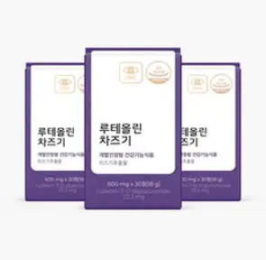 피토틱스 PFA 피파 루테올린배당체 차즈기추출물 눈건강 600mg X 30정 1개월분, 3개