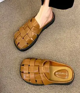 Modern Fashion 여성 발편한 사계절 샌들 뮬 슬리퍼
