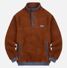 파타고니아 남성용 SHEARLING BUTTON 풀오버