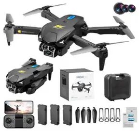 HYTOBP 비행시간 80분 5G 전송 50배 줌 브러쉬리스항풍 ESC 짐벌 GPS 자동 리턴 8K 카메라 학습용 선물 탄소 섬유 항공 전문 촬영 드론 U99, 배터리2개, 1개