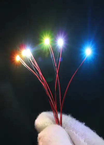 핸셀 건담 프라모델 DIY 미니어처 디오라마 마이크로 LED 3V, 5개, 미니어처LED 레드