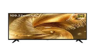 아이사 4K UHD LED TV, 109cm(43인치), F4300TU, 스탠드형, 고객직접설치