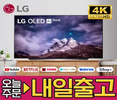 LG전자 65인치 OLED 올레드 UHD 스마트 4K TV 유튜브 넷플릭스 디즈니 OLED65C8, 방문설치, 스탠드형