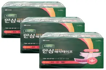 디펜드 안심 매직테이프 성인용기저귀, 특대형, 3개, 18개입