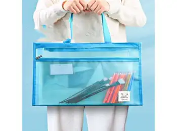 B4 A3 8절 미술 화구 학원 가방, 아보카도