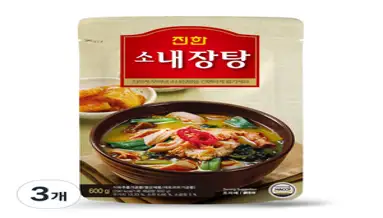 진한식품 소내장탕, 600g, 3개