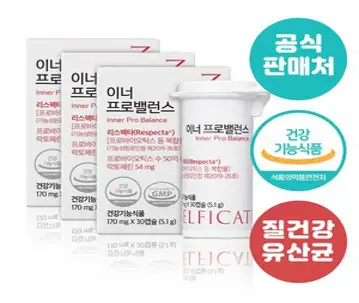 질건강 유산균 이너프로밸런스, 3개, 30정