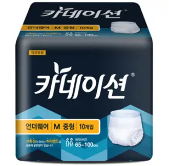 카네이션 언더웨어 팬티 중형 10매 4팩 (40매), 10개입, 4개