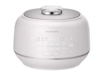 쿠첸 121 마스터 올스테인리스 IH 전기압력밥솥 10인용, CRT-PBWP1010SR, Blossom White