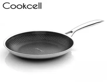 Cookcell 쿡셀 더블 세라믹 코팅 블랙에디션 인덕션 IH 후라이팬, 1개, 28cm