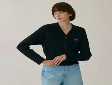 로라로라 여성용 BASIC BUTTON CARDIGAN