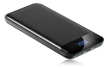 YINTO 대용량 보조배터리 고속충전 30000mAh PD 22.5W QC3.0 잔량표시, 블렉, JM5