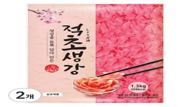 이엔푸드 적초생강, 1.3kg, 2개